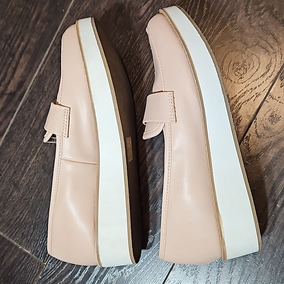 Pale Pink Slip on Sneakers Size 7 - Picture 5 of 11